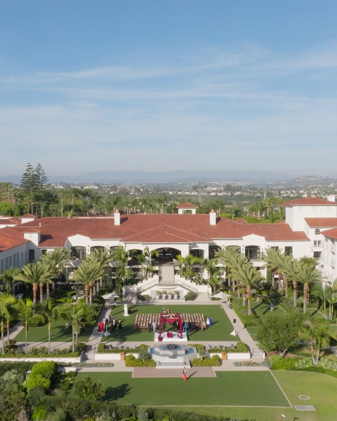Bride and groom at their Park Hyatt Aviara wedding in Carlsbad